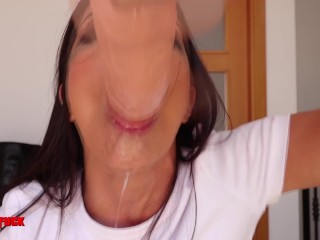 Gagging On Your Cock To Pee On Myself